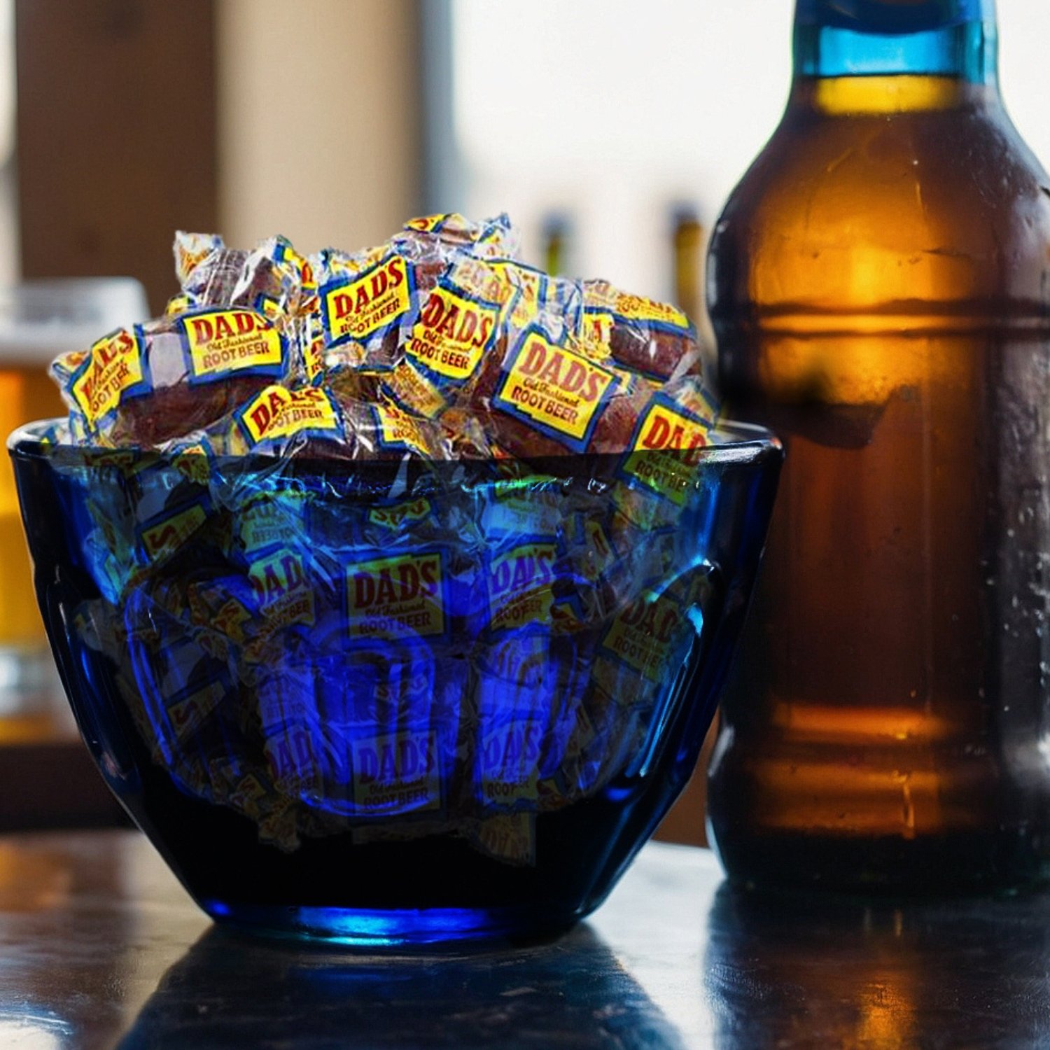 Dads Root Beer Barrels hard candy pack, individually wrapped candy pack Rootbeer Barrels with Complimentary Smart Recipe Card - YOURSMARTSTORE rootbeer Listing Image